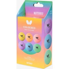 Butterfly Renkli Masa Tenisi Topu - Coloured Balls(6'lı Paket) - 7011630440