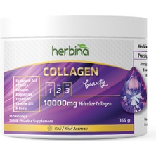 Herbina Kolajen Tip 1 2 3 Kivi Aromalı Kutu 10000 Mg 165 gr 15 Servis