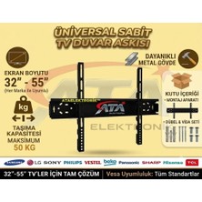 Ata Elektronik 40'' 42'' 43" 109 Ekran 49'' 50'' 55'' inch inç 106 108 112 116 120 123 127 129 140 Ekran LED Tv Televizyon Askı Aparatı