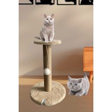 Empressco Konforlu Bej Kedi Tırmalama Tahtası, Dayanıklı ve Şık Tasarım