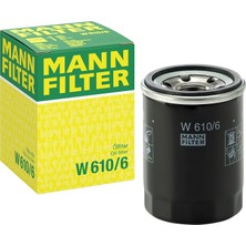 Filter W 610/6 Yağ Filtresi (Honda) | Binek Araçlar Için, Maksimum Filtrasyon, Motor Koruması, Y