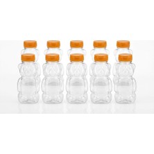 10 Adet 250 ml Ayıcık Şeklinde Pet Şişe Bpa Içermez Ayıcıklı Şişe Meyve Suyu ve Su Şiş