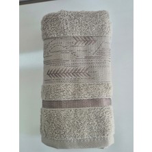 Şıkel Purry Cotton %100 Pamuk El Yüz Havlusu  Gri 50*90 Başak