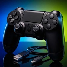 Oyun Kolu, Bluetooth Gamepad, Ps4/ps3/pc/android Tv Uyumlu, Çift Titreşimli, Şarj Edilebilir, Dok