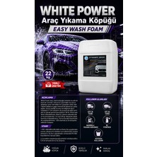 Dynamix Wash Yüksek Kaliteli White Power Fırçasız Araç Yıkama Köpüğü, Oto Şampuanı, Oto Köpüğü 22KG