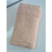Şıkel Purry Cotton %100 Pamuk El Yüz Havlusu Koyu Pudra 50*90 Belinda