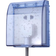 Lua Priz Kapağı, Banyo Lavabo Islak Priz Koruma Kapağı, Sudan Koruyan Kapak, Açılır Kapanır,