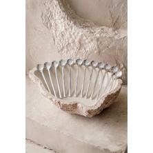 Kitchen Life 12'li Istiridye Paslanmaz Çelik Çay Kaşığı - Stainless Steel