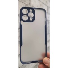 Vendas Ucuzluk Çadırı iPhone 13 Pro Max Uyumlu İnce Silikon Kılıf - Lacivert