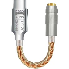 Type-C - 3.5 ALC5686 Çip Hifi Dac Ses Kartı Kulaklık Kablosu (Usb Başlık)