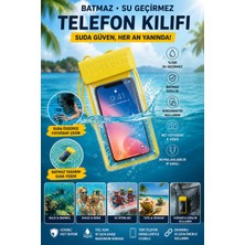 Batmaz Su Geçirmez Telefon Kılıfı Universal Dokunmatik Deniz Havuz Plaj Rafting Kamp Için Su Geçirmez Telefon Koruma Çantası