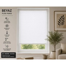 Plissechi Plise Perde 60×170 cm – Cam Balkon & Pimapen Uyumlu – Vidalı Veya Kancalı Montaj –gri