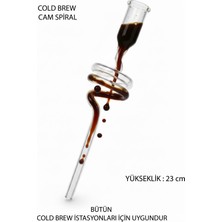 Kahve Damıtma - Cam Spiral - Cold Brew - Soğuk Kahve Demleme Haznesi - Cam Yedek Parça