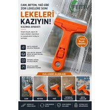 Mck Plastık Cam Kazıma Aparatı (4 Adet)