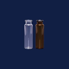 Isolab Vial - Cam - Crimp Kapaklı - N20 10 ml (1 Paket 100 Adet) - Şeffaf - 20,5 x 54,5 mm