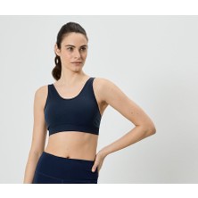 Tchibo Spor Büstiyer, Dikişsiz, Lacivert