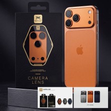 MHT080 Mohtuut Iphone 17 Pro Max Premium Kamera Lens Koruyucu - Turuncu