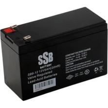 Ssb 12V 9AMPER Sb-12 Kuru Tip Akü Tse Belgeli