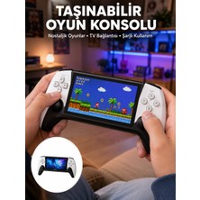 Alkasaz Kompakt ve Hafif Retro Oyun Konsolu 1000 Klasik Oyun Dahil - ALKHBY3462-2038