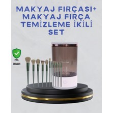 Alkasaz Makyaj Fırçası ve Elektrikli Fırça Temizleyici Kampanya Paketi - ALKHBY7119-4523