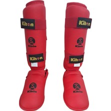 Kihon Karate Ayak Kaval Koruma Takım Kırmızı