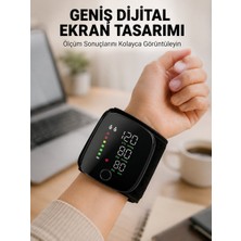 Alkasaz Evde Günlük Kullanıma Uygun Şarjlı Bilekten Tansiyon Ölçüm Cihazı - ALKHBY1400-4956