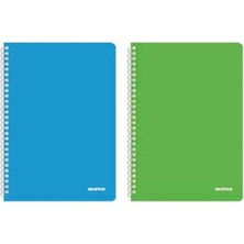 Mopak 60 Yp. Neon Serisi Pp Kapak Spiralli Defter - Çizgili - 2 Adet
