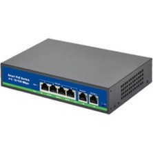 İsee Isee ISS-4010PG 8 Port Poe+ 10-100 Mbps 2 Port 10-100-1000 Uplink Switch