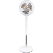 Feny FN-F15 Ev Tipi Yüksek Hızlı Çift Motorlu 2000RPM Ayaklı 70W 9" Retro Vantilatör Vortex