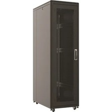 Ager 32U + 2li Fan 800X1000MM Dikili Tip Siyah Kabinet Vega AG-VB32U8010S1 Cam Kapak