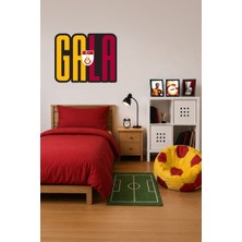 Galatasaray Duvar Sticker Bayrak Arma 45 cm - Lisanslı Orijinal