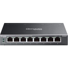 Omada Tp-Lınk ES208GP 8 Port Yönetilebilir 64W Poe Swıtch