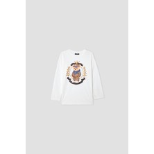 B&G Erkek Çocuk Beyaz Tshirt