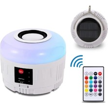 Empressco Solar Güneş Enerjili Kamp Çadır Lambası ve Bluetooth Hoparlör