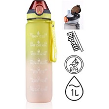 Empressco Lüx 1l Su Matara, Pipetli, Dayanıklı ve Şık Tasarım