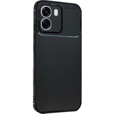 Gpack Oppo A6T Pro Kılıf Negro Karbon Dizayn Silikon + Ekran Koruyucu