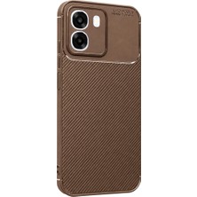 Gpack Oppo A6T Pro Kılıf Negro Karbon Dizayn Silikon + Ekran Koruyucu