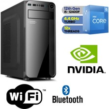 Asus Şafak-Ofis Pc Intel Core I5 12400F 16GB Ram 500GB M.2 SSD Gt 4gb Ekran Kartı 600W Win 11 Pro Wi-Fi Masaüstü Ofis ve Iş Bilgisayarı