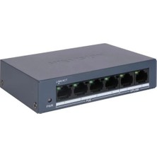 Hikvision Hıkvısıon DS-3E0106MP-E/M 4xfe+2xfe RJ45 45W Port Switch