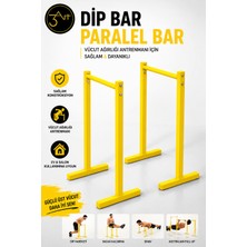 3Art Metal Dips Paralel Bar -Ev Tipi Spor Aleti -  Vücut Ağırlığı Egzersiz Standı - Şınav Calisthenics Fitness Ekipmanı