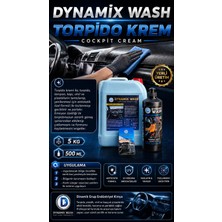 Dynamix Wash Torpido Bakım Kremi 3'lü set 5 kg - 500 ml - Uygulama süngeri