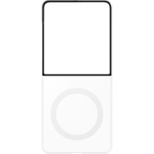 Samsung Galaxy Z Flip8 Şeffaf Magnet Kılıf - Şeffaf