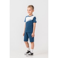 U.S. Polo Assn. Erkek Çocuk Bermuda Takım - K.indigo