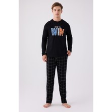 Arnetta Erkek Siyah Pijama Takım 3170-S