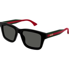 Gucci Gg 1869S 001 53 Unisex Kare Siyah Kemik Güneş Gözlüğü