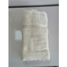 Şıkel Purry Cotton %100 Pamuk El Yüz Havlusu Beyaz 50*90 Başak