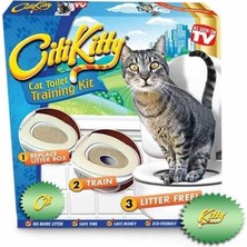 Ett Citikitty Klozet Kedi Tuvaleti Eğitim Seti