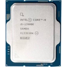 Intel Core I9 13900K 36MB 24çekirdekli O/b UHD 770 1700P 125W Kutusuz+Fansız