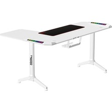 Twisted Twısted Minds L Şekilli Rgb Sağ Oyuncu Masası Beyaz Tm-Y-Rw-Rgb