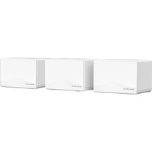 Mercusys Halo H25BE-3P Wıfı7 BE3600 Çift Bant Mesh Router 3-Lü Set